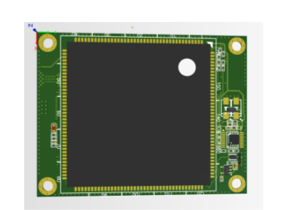 BT656输入AHD输出超小算法板汽车热成像专用算法板